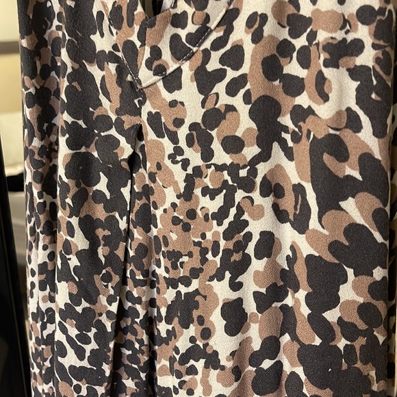 VICI LOVESTITCH Leopard BOHO Pocketed Maxi Dress ~ Small - Picture 6 of 7